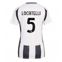 Dres Juventus Manuel Locatelli #5 Domáci pre Ženy 2024-25 Krátky Rukáv